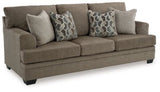 Ashley Nutmeg Stonemeade Queen Sofa Sleeper - Chenille | Home Elegance USA