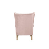 Adonis Accent Chair 59516 Blush Pink Velvet | Acme - 59516 - Home Elegance USA - 4