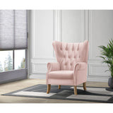 Acme - Adonis Accent Chair 59516 Blush Pink Velvet