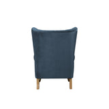 Acme - Adonis Accent Chair 59518 Azure Blue Velvet