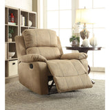 Bina Motion Recliner 59526 Light Brown Polished Microfiber | Acme - 59526 - Home Elegance USA - 2