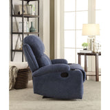 Acme - Rosia Motion Recliner 59545 Blue Linen