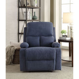 Acme - Rosia Motion Recliner 59545 Blue Linen