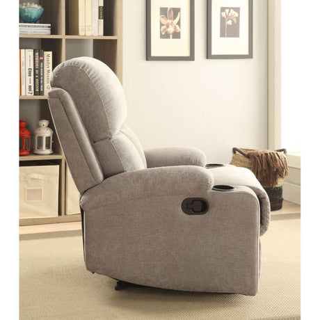 Acme - Rosia Motion Recliner 59549 Gray Linen