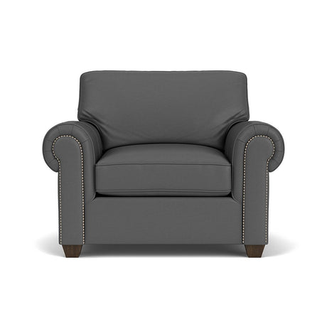 Carson Leather Chair, Nailhead Trim | Flexsteel
