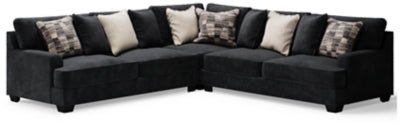 Ashley Charcoal Lavernett 59603S1 3 - Piece Sectional - Chenille - 59603S1 - Home Elegance USA - 1