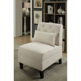 Acme - Susanna Accent Chair 59611 Cream Linen