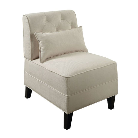 Acme - Susanna Accent Chair 59611 Cream Linen