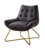 Dhalsim Accent Chair 59666 Antique Ebony Top Grain Leather | Acme | Home Elegance USA