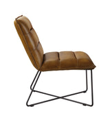 Balrog Accent Chair 59671 Saddle Brown Top Grain Leather | Acme - 59671 - Home Elegance USA - 3