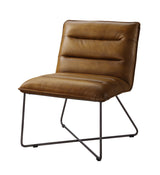 Balrog Accent Chair 59671 Saddle Brown Top Grain Leather | Acme - 59671 - Home Elegance USA - 1