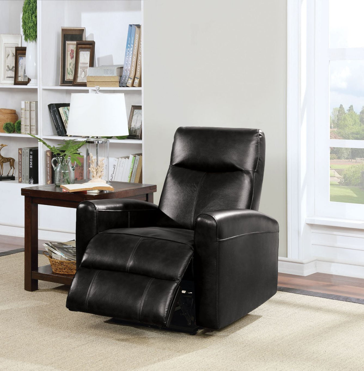 Blane Power Motion Recliner 59686 Black Top Grain Leather Match | Acme - 59686 - Home Elegance USA - 1