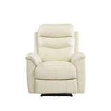 Acme - Ava Power Motion Recliner 59692 Beige Top Grain Leather Match