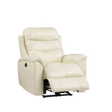 Ava Power Motion Recliner 59692 Beige Top Grain Leather Match | Acme - 59692 - Home Elegance USA - 5