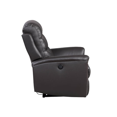 Ava Power Motion Recliner 59693 Brown Top Grain Leather Match | Acme - 59693 - Home Elegance USA - 3