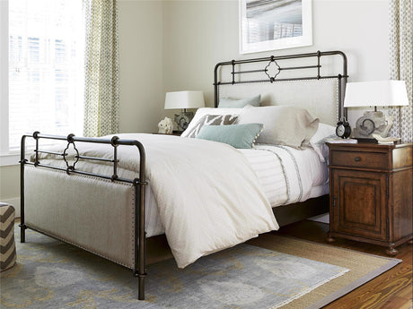 Curated Upholstered Metal Bed | Universal - 596320B - Home Elegance USA - 3