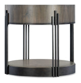 Commerce And Market Skyline Side Table - Dark Brown / Dark Gray by Hooker Furniture - View 1