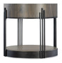 Commerce And Market Skyline Side Table - Dark Brown / Dark Gray by Hooker Furniture - View 1