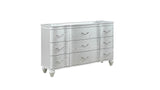 Landmark Traditional Style 9-Drawer Dresser With metal drawer pulls Made with Wood in Silver(INCLUDES DRESSER ONLY) same as B009P235325 (CA inventory)