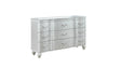 Landmark Traditional Style 9-Drawer Dresser With metal drawer pulls Made with Wood in Silver. (INCLUDES DRESSER ONLY) same as G150109014 (NJ inventory)