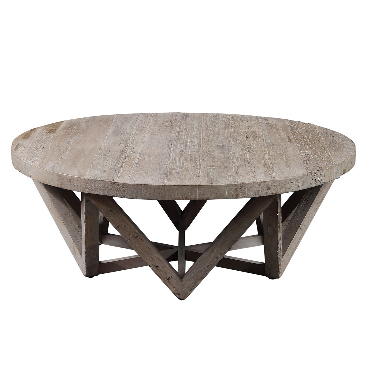 Kendry Reclaimed Wood Coffee Table - Light Brown by Uttermost - View 1