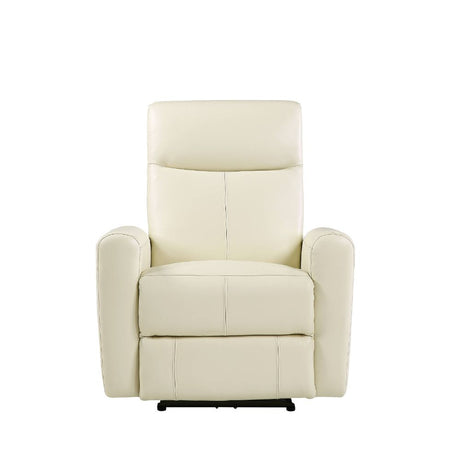 Acme - Blane Power Motion Recliner 59772 Beige Top Grain Leather Match