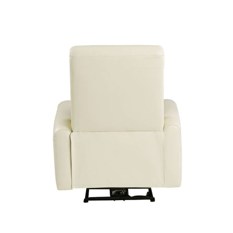 Acme - Blane Power Motion Recliner 59772 Beige Top Grain Leather Match