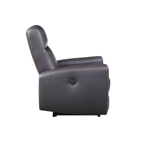 Blane Power Motion Recliner 59773 Brown Top Grain Leather Match | Acme | Home Elegance USA