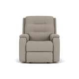 Arlo Transitional Fabric Power Rocking Recliner With Power Headrest & Lumbar | Flexsteel