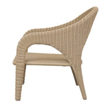 Kavali Outdoor Wicker Lounge Chair Woodtone - Light Brown by Uttermost - View 10