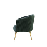 Acme - Sigurd Accent Chair 59890 Velvet & Gold Finish
