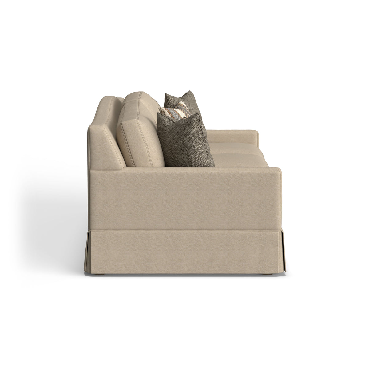 Lottie Fabric Sofa With Skirt Trim | Flexsteel