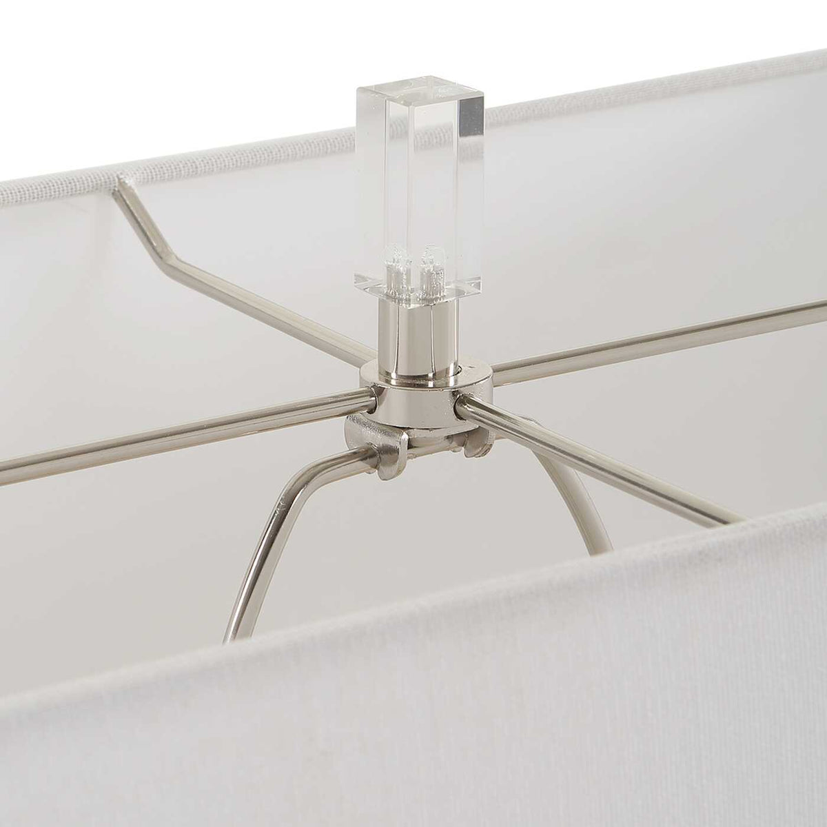 Mayme Table Lamp - White by Uttermost - View 8