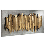 Lev Metal Wall Decor - Gold / Silver by Uttermost - View 3