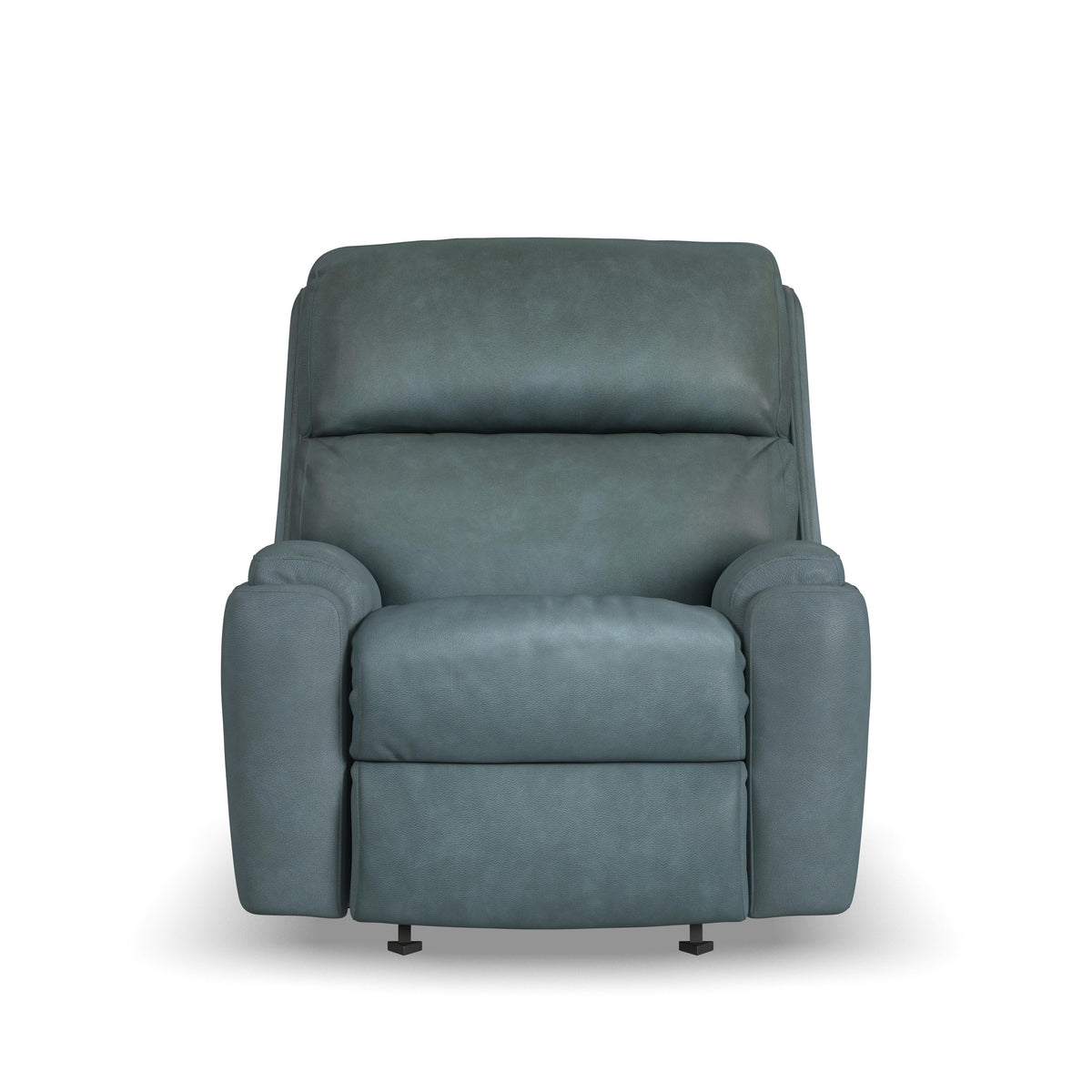 Rio Transitional Leather Power Rocking Recliner, Power Headrest | Flexsteel
