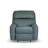 Rio Transitional Leather Power Rocking Recliner, Power Headrest | Flexsteel