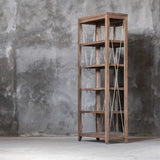 Delancey Weathered Oak Etagere - Dark Brown by Uttermost - View 2