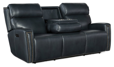 Ruthe Zero Gravity Power Sofa With PH & Hidden Console - Blue by Hooker Furniture - View 5