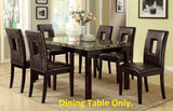 Dining Table Faux Marble Top Birch Veneer Dining Room Furniture 1pc Table - HS00F2093 - ID - AHD - Home Elegance USA - 2