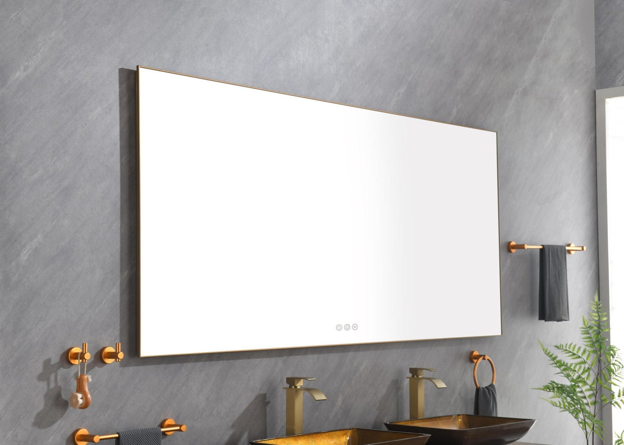 84x 36Inch LED Mirror Bathroom Vanity Mirror with Back Light, Wall Mount Anti - Fog Memory Large Adjustable Vanity Mirror - W1272103487 - image - 18