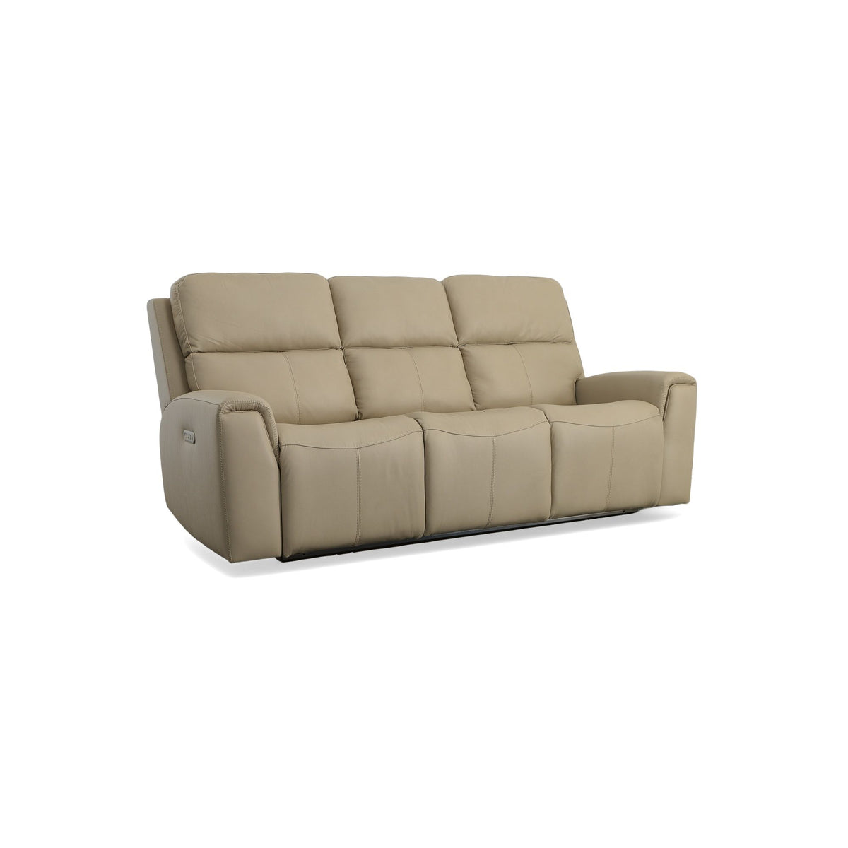 Jarvis Power Reclining Sofa With Power Headrests - Parchment | Flexsteel