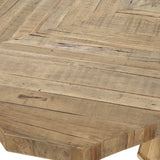 Caledon Reclaimed Dining Table Oak - Light Brown by Uttermost - View 7