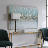 Divide Hand Painted Art - Blue / Beige by Uttermost - View 3