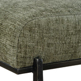 Midas Small Bench Bronze / Green - Green / Dark Brown by Uttermost - View 7