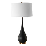 Nocturnal Black Table Lamp by Uttermost - View 4