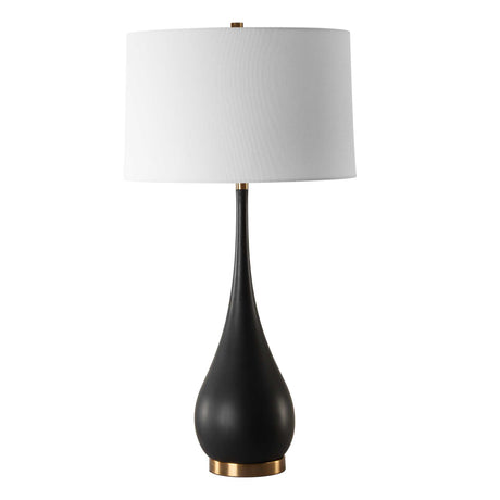 Nocturnal Black Table Lamp by Uttermost - View 4