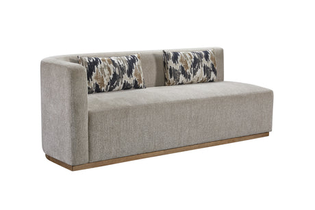 Sofa - Royal Flax and Chaise Loveset - Royal Flax - Combo 2 PC - sold by Home Elegance USA