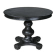 Brynmore Wood Grain Round Table - Black by Uttermost - View 1