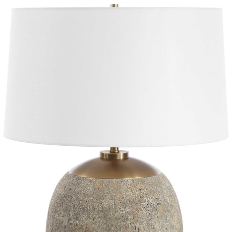 Raylan Textured Table Lamp - Gray by Uttermost - View 5
