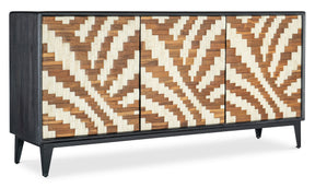 Commerce And Market Entwined Credenza - Black / Light Brown by Hooker Furniture - View 1